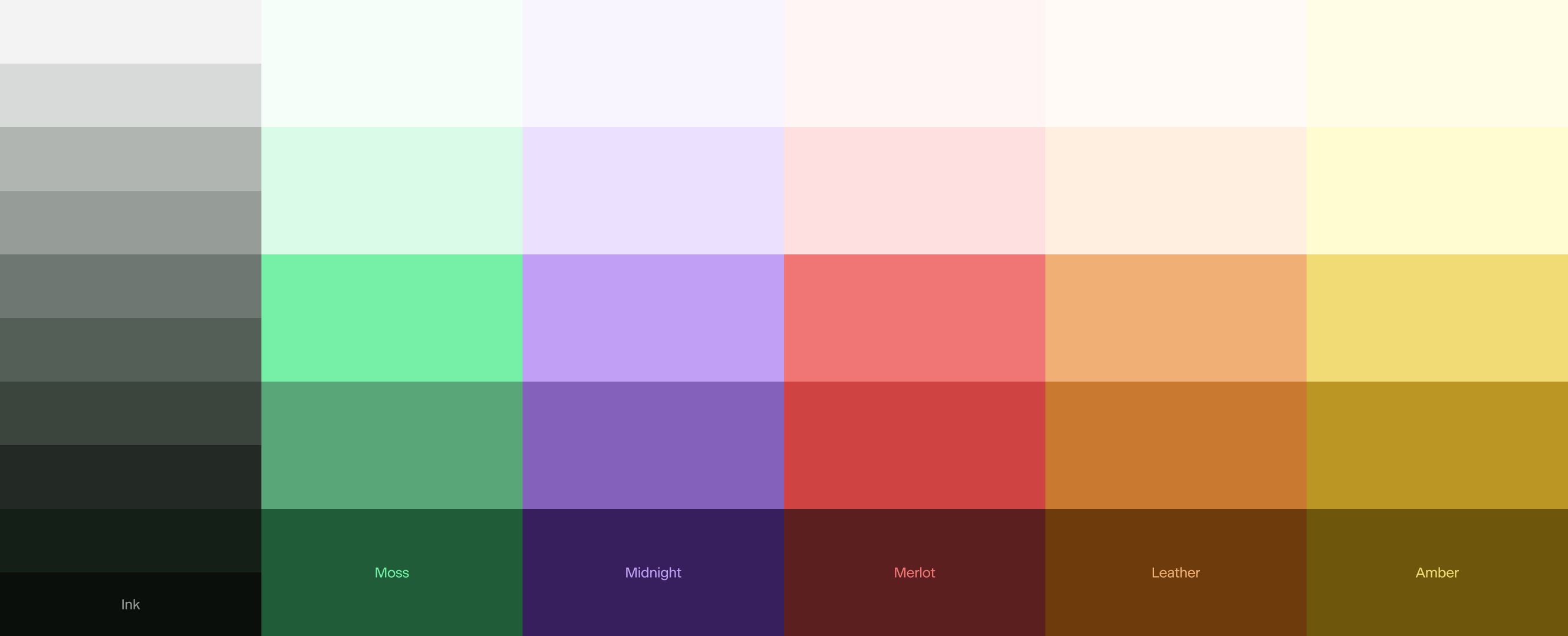 Cassidy color palette