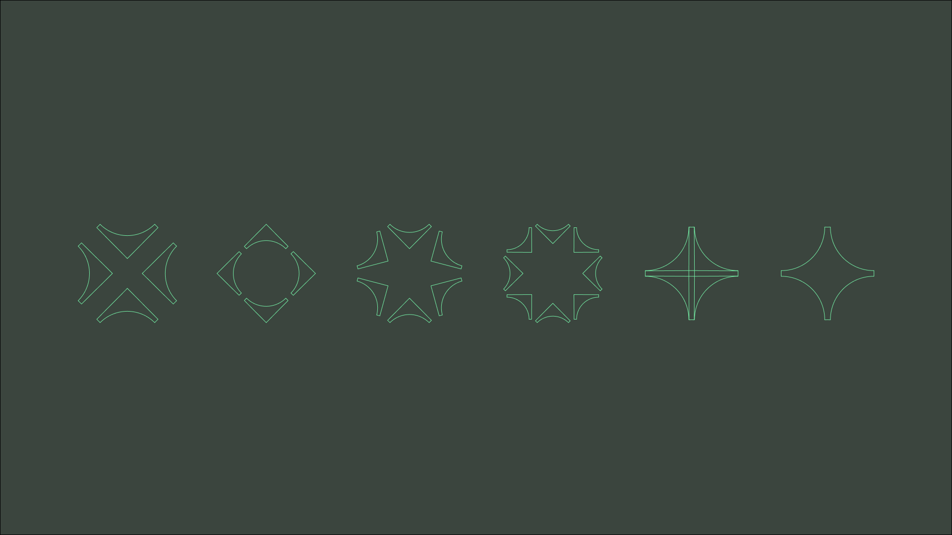 Cassidy shape and pattern system