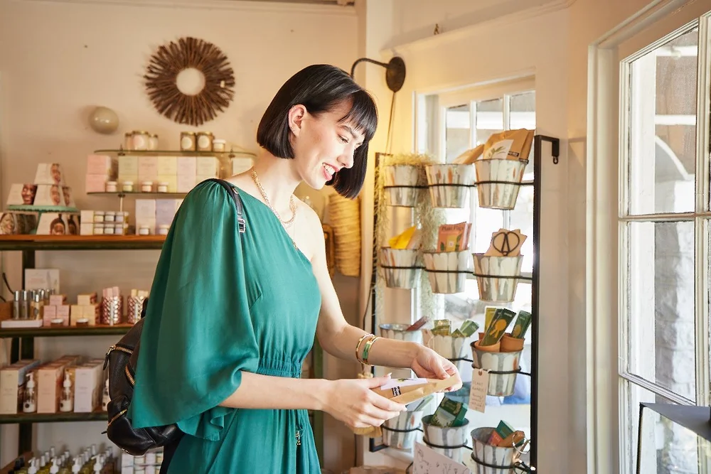 Neighborhood shop storefront