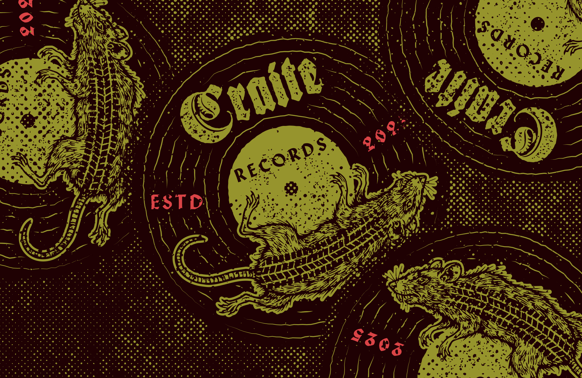Craite Records Roadkill Rat cover art