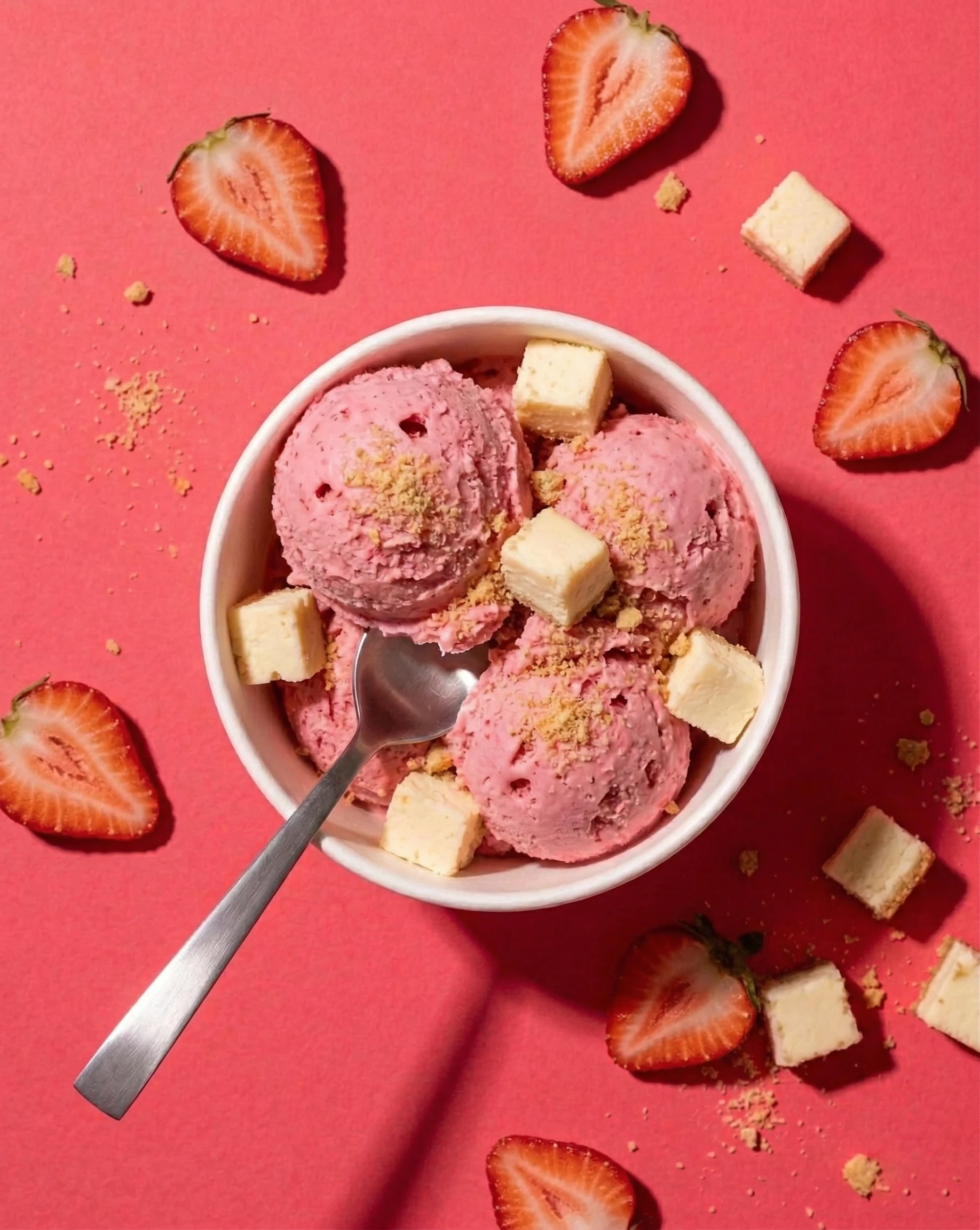 Strawberry Cheesecake Bite recipe from the NOA Protein blog