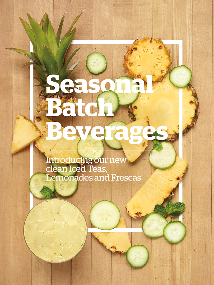 Panera cucumber pineapple seasonal batch beverage