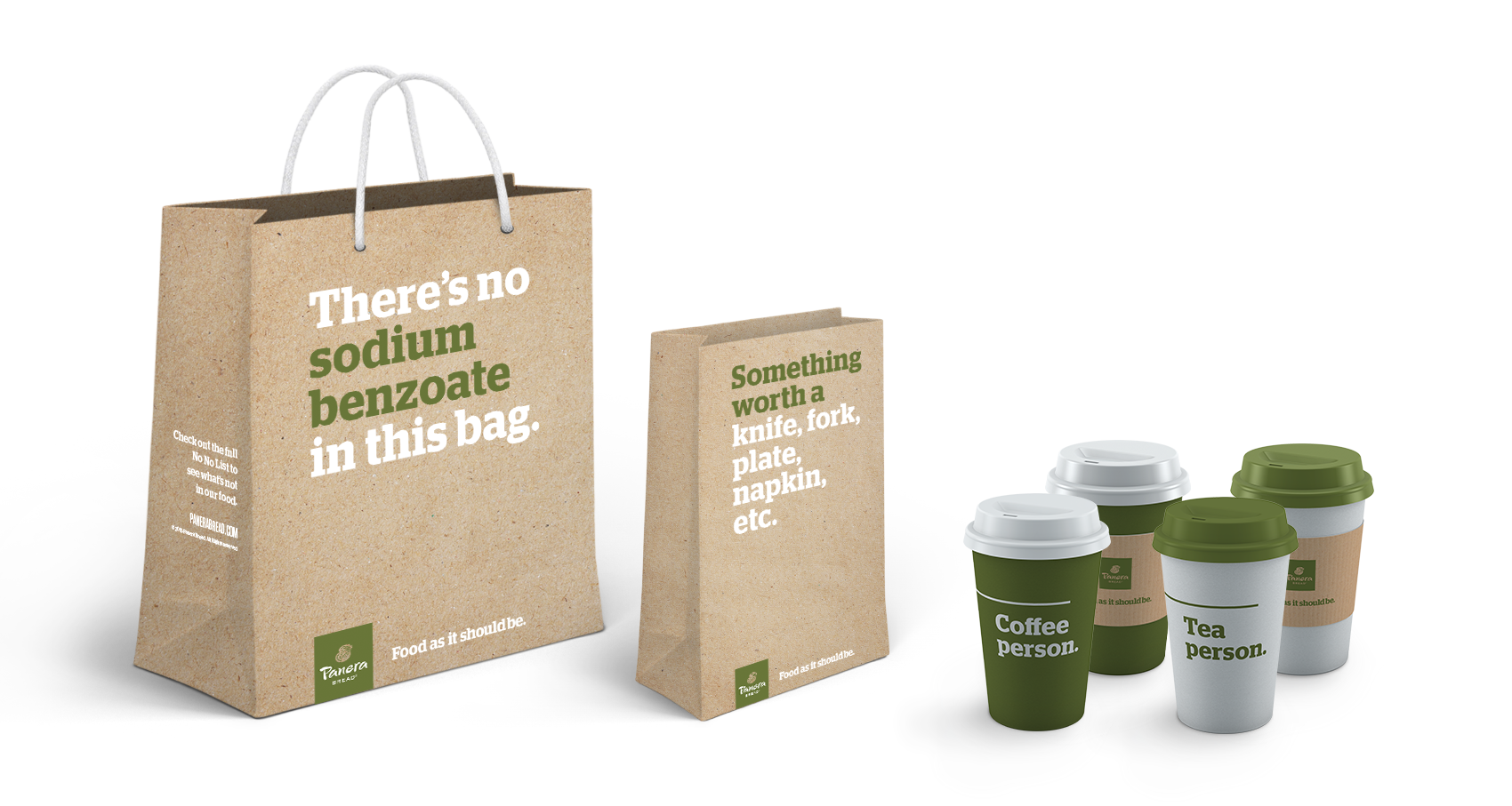 Panera refreshed packaging
