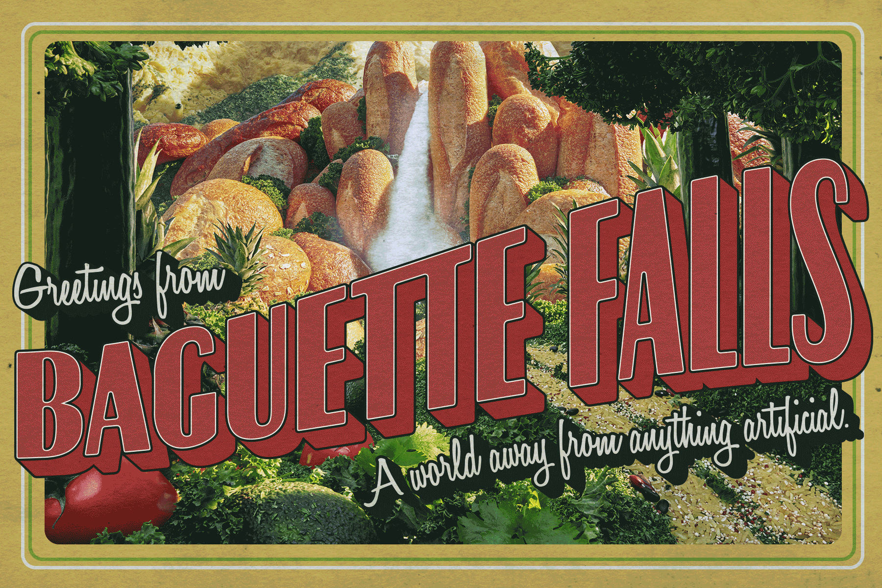 Panera World postcard, animated, 2