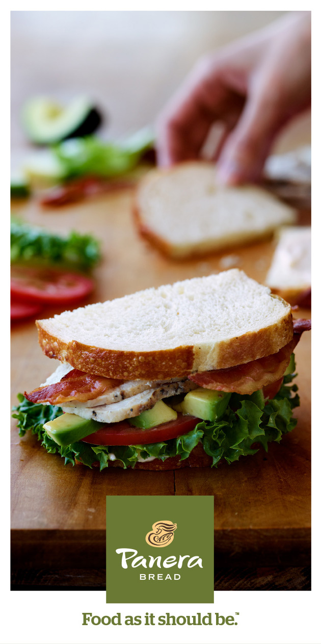 Panera window cling design, 2