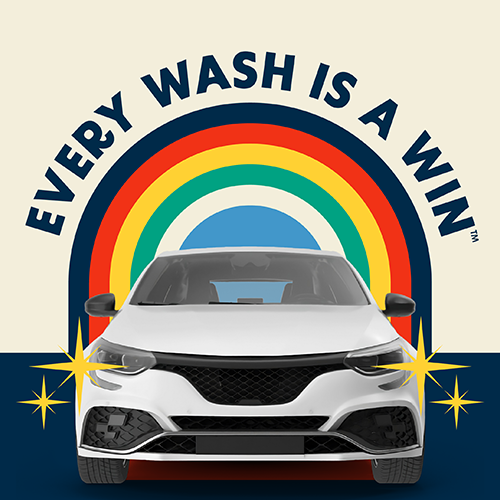 Whistle Express online banner, every wash is a win