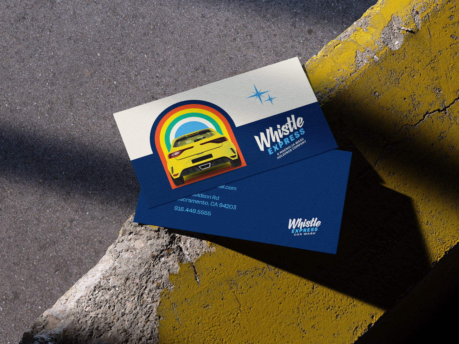 Whistle Express business card