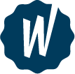 Whistle Express navy W badge